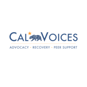 Cal Voices Logo with California Bear