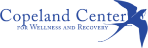 Copeland Center for Wellnesss and Recovery blue font logo