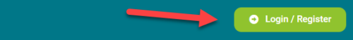 Register / login button with red arrow pointing to it