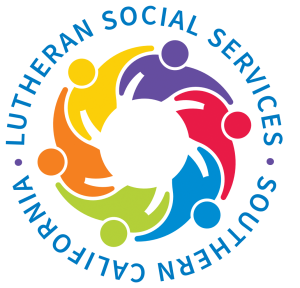 Lutheran Social Services Southern California (LSSSC) logo with people reaching out.