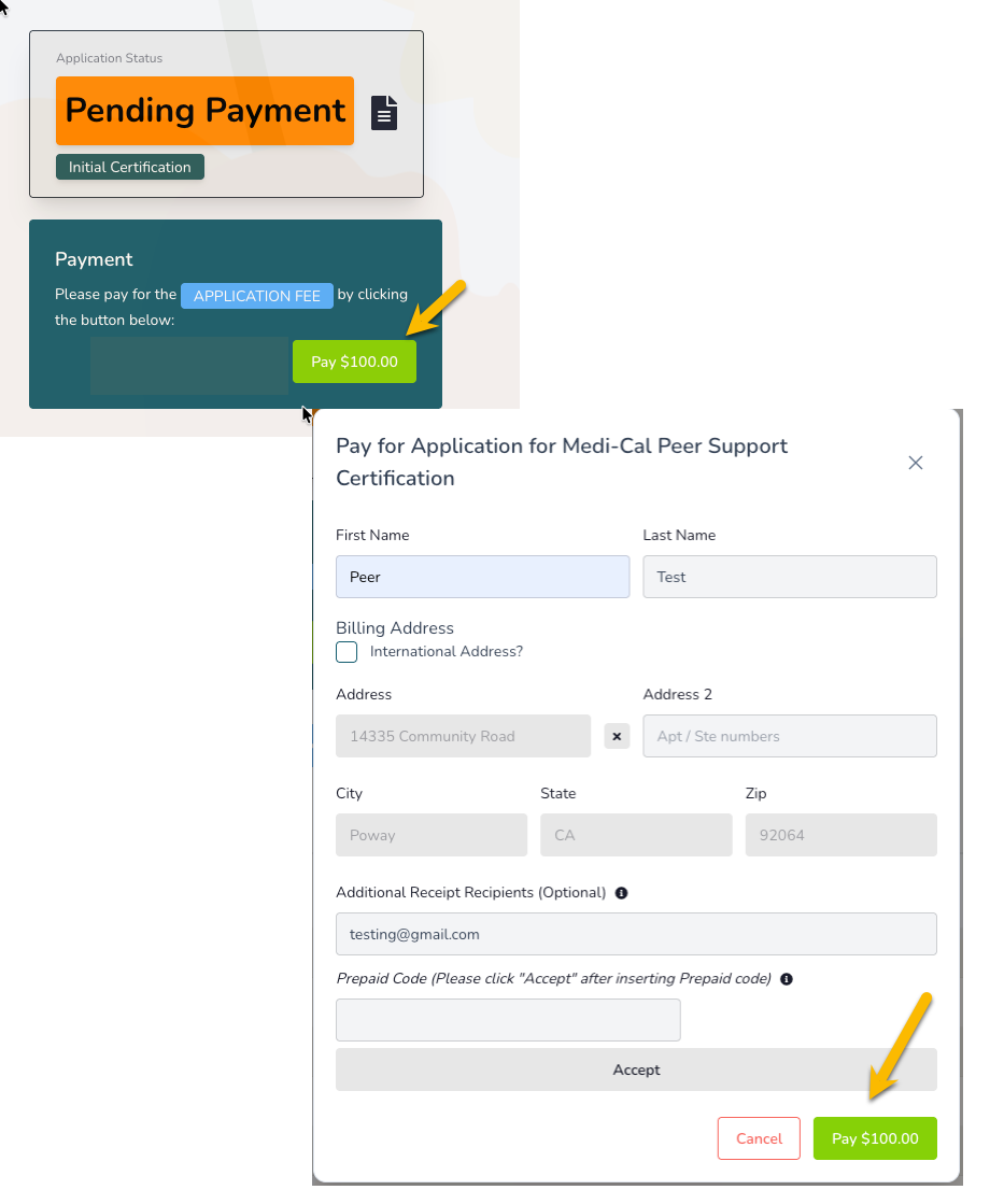 How To - Apply - California Peer Certification